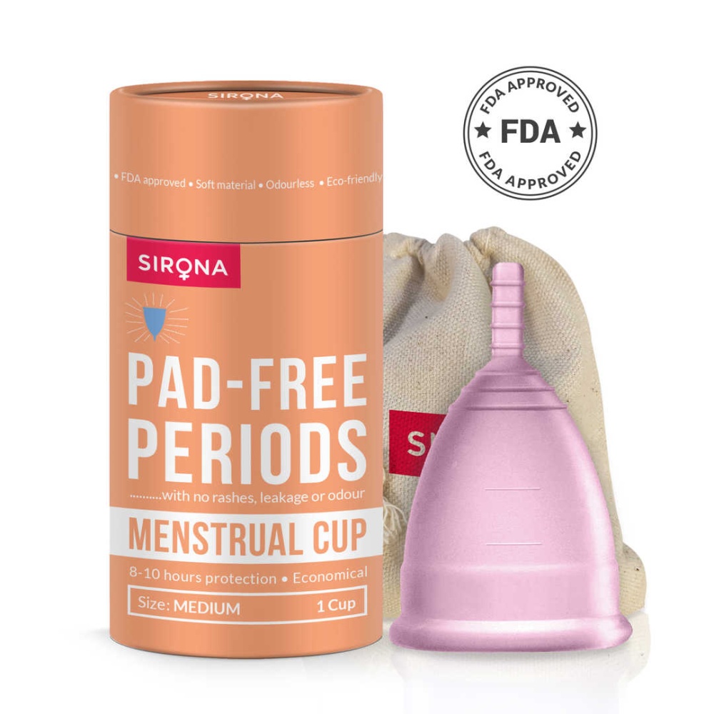 Sirona Menstrual Cup and Exfoliating Face Wash Combo | Urban Muni